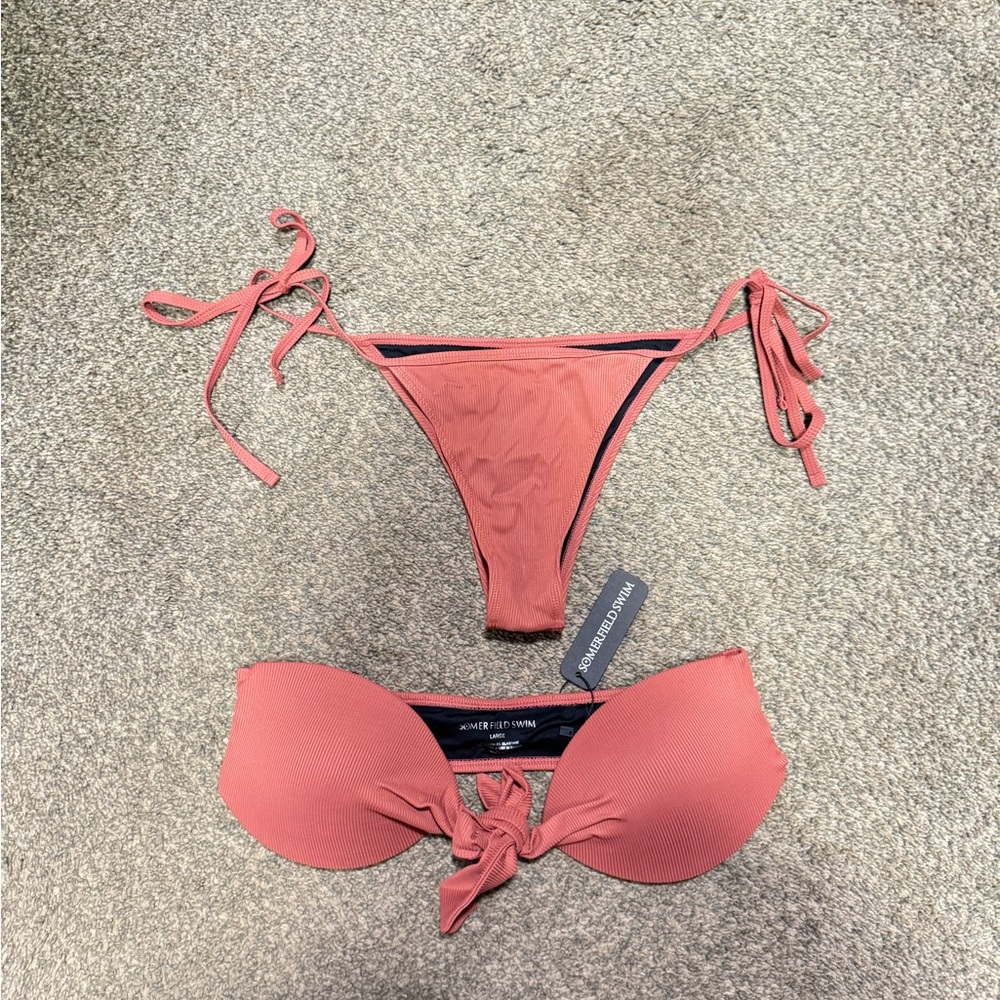 NWT Somerfield Swim Coral Bikini Set